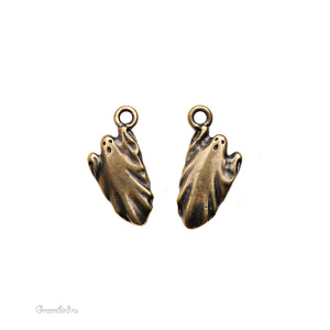 Подвеска "Призрак", ант. латунь, 1 шт. (#TC-2377)