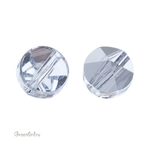 Swarovski 5062 Бусина Шип круглый 5,5 мм, голубая дымка (#001BLSH), 1 шт.