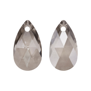 Crystalbird 6106 подвеска Капля 22 мм, Crystal Satin (#001SA), 1 шт.