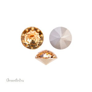 Swarovski 1400 Граненый купол 10 мм, светлый колорадский топаз (#246), 1 шт.