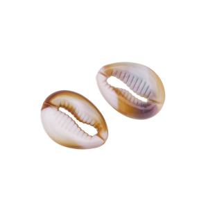 Подвеска-коннектор "Ракушка" 18 мм пластик, бежевый, 1 шт. (#SVA-BASE-152)