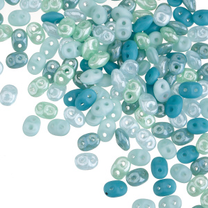 SuperDuo 2,5x5, Mix Turquoise, 10 гр (#MixTrq)