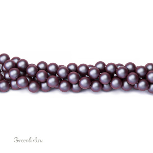 Swarovski 5810 Жемчуг 10 мм, иризирующий красный (#947), уп. 10 шт.