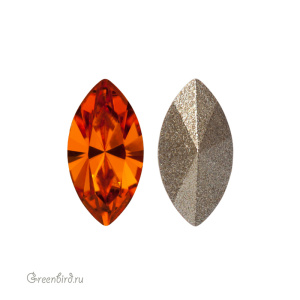 Swarovski 4228 Наветт 6х3 мм, танжерин (#259), 1 шт.
