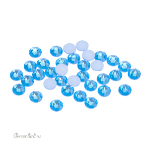 2088 Кристалл холодной фиксации Rose Flatback SS16 – Electric Blue DeLite (#001L134D), уп. 36шт.
