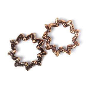 "Мхи и травы", коннектор, ант. бронза, 1 шт. (#2810)