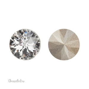 1401 Rose Cut Round Stone 10 мм – Crystal (#001) 1401 Rose Cut Round Stone 10 мм – Crystal (#001)