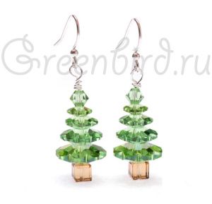 Новогодний набор "Елочки" peridot #NYK-02 Новогодний набор "Елочки" peridot #NYK-02
