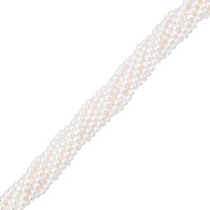 Жемчуг Crystalbird, круглый, 4 мм, Vanilla, нить (#515)