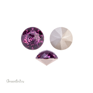 Swarovski 1400 Граненый купол 10 мм, аметист (#204), 1 шт.