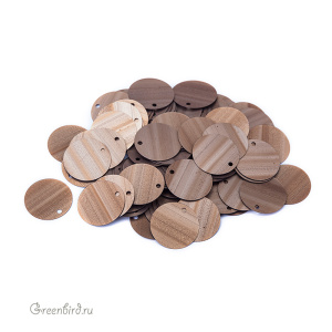 Пайетки Motivo M92 12 мм – Marrone Rigato (#8160)