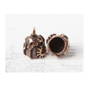 Концевик, ант. бронза, 1 шт. (#2935)