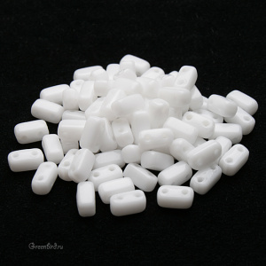 Bricks 3x6mm, Chalk White, 10 гр (#03000)