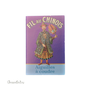 Иглы Au Chinois "Aiguilles a Coudre" микс, уп. 20шт