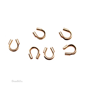 Протектор для тросика, золото, 1 шт. (#WG01GP-1)