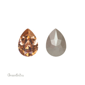 Swarovski 4320 Капля 14х10 мм, светлый колорадский топаз (#246), 1 шт.
