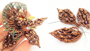 PDF инструкция от Аполлинарии Копривник: асимметричная брошь в комбинированной технике