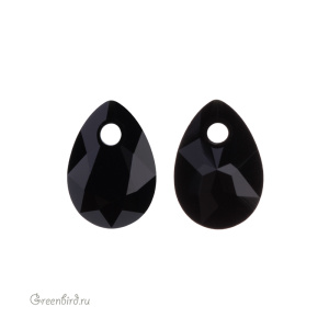 6433 подвеска Pear Cut 9mm – Jet (#280) 6433 подвеска Pear Cut 9mm – Jet (#280)