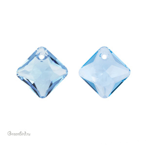 Swarovski 6431 подвеска Принцесса 16 мм, аквамарин (#202), 1 шт.