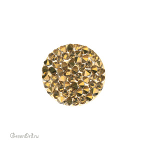 Swarovski 700045 Кристальная ткань Fine Rocks 15 мм, желтый (#GP24461), 1 шт.
