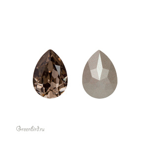Swarovski 4320 Капля 14х10 мм, греж (серо-бежевый) (#284), 1 шт.