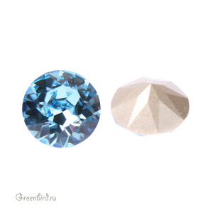 Swarovski 1088 Шатон SS45, аквамарин (#202), 1 шт.