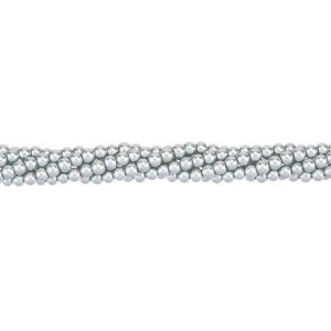 Жемчуг Crystalbird, круглый, 4 мм, Light Grey, нить (#26)