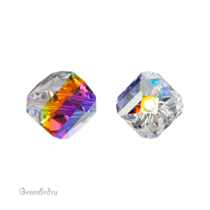 5020 Бусина Helix Bead 10 mm – Crystal AB (#001AB)