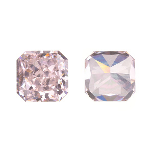 Фианит Crystalbird Square 12мм, Pale pink, 1 шт. (#CBFN-SQ12-07)