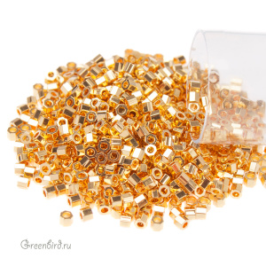 Бисер MIYUKI Delica Hex Cut шестиугольный 11/0 (#31), 4,5 г