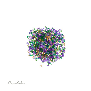 MIYUKI Delica 11/0, Mardi Gras (#MIX038)