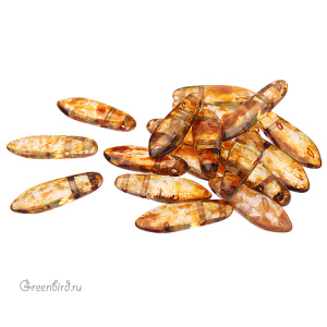 Dagger 2 отверстия 5x16mm, Crystal/Picasso, 1 шт. (#T00030)