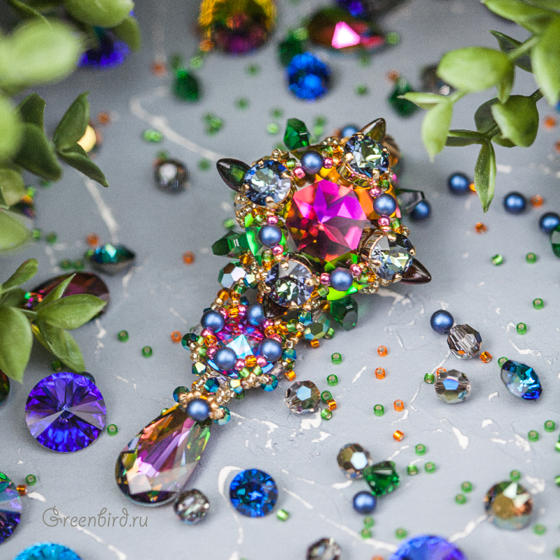 PDF инструкция от Юлии Рыбаковой: кулон 