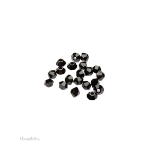 5328 Bicone 2,5mm – Jet (#280)