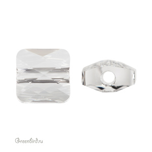 5053 Бусина Mini Square Bead 6mm – Crystal (#001)