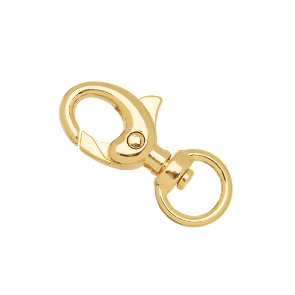 Замок-карабин 32 мм, золото, 1 шт. (#SV1701-JS-63G)