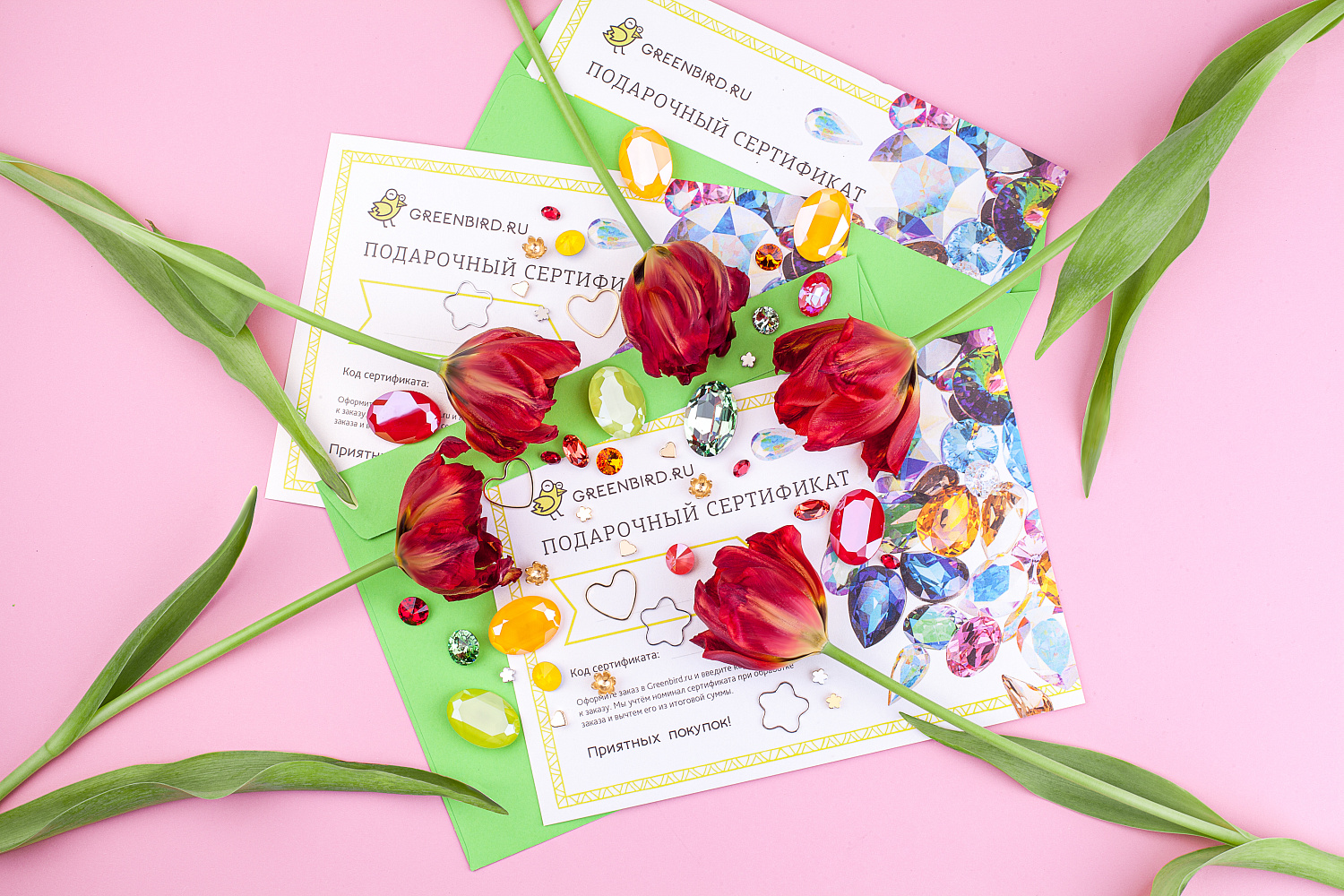 ⭐ АКЦИЯ: -10% на подарочные сертификаты в Greenbird ⭐